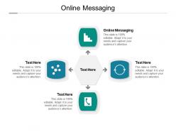 Online messaging ppt powerpoint presentation gallery elements cpb