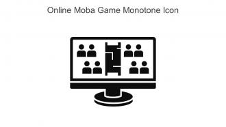 Online Moba Game Monotone Icon In Powerpoint Pptx Png And Editable Eps Format