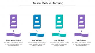 Online Mobile Banking Ppt Powerpoint Presentation Summary Influencers Cpb
