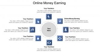 Online money earning ppt powerpoint presentation background image cpb