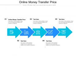 Online money transfer price ppt powerpoint presentation inspiration icon cpb