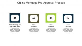 Online mortgage pre approval process ppt powerpoint presentation show designs cpb