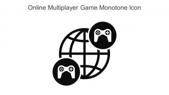 Online Multiplayer Game Monotone Icon In Powerpoint Pptx Png And Editable Eps Format