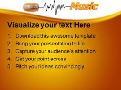 Online music internet powerpoint templates and powerpoint backgrounds 0211
