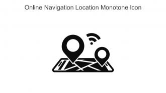 Online Navigation Location Monotone Icon In Powerpoint Pptx Png And Editable Eps Format
