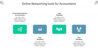 Online networking tools for accountants ppt powerpoint presentation model slideshow cpb