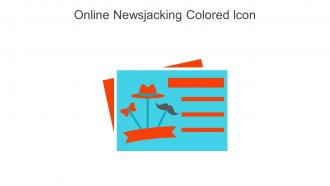 Online Newsjacking Colored Icon In Powerpoint Pptx Png And Editable Eps Format