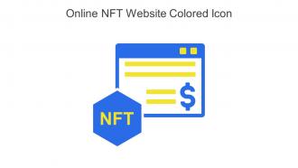 Online NFT Website Colored Icon In Powerpoint Pptx Png And Editable Eps Format
