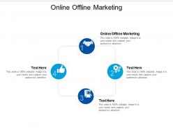 Online offline marketing ppt powerpoint presentation styles icon cpb
