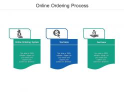 Online ordering process ppt powerpoint presentation infographics infographics cpb