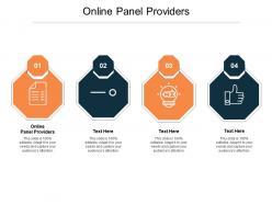 Online panel providers ppt powerpoint presentation portfolio shapes cpb