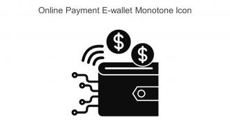 Online Payment E Wallet Monotone Icon In Powerpoint Pptx Png And Editable Eps Format
