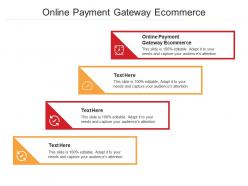 Online payment gateway ecommerce ppt powerpoint presentation ideas graphics cpb