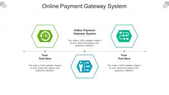 Online payment gateway system ppt powerpoint presentation professional cpb