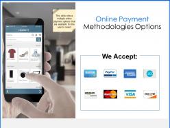Online payment methodologies options marketing ppt powerpoint presentation portfolio