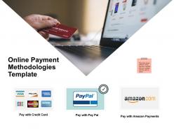 Online payment methodologies technology ppt powerpoint presentation professional graphics