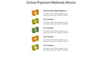 Online payment methods minors ppt powerpoint presentation icon visual aids cpb
