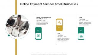 Online Payment Services Small Businesses In Powerpoint And Google Slides Cpb