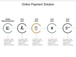 Online payment solution ppt powerpoint presentation file show cpb