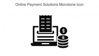 Online Payment Solutions Monotone Icon In Powerpoint Pptx Png And Editable Eps Format