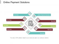 Online payment solutions ppt powerpoint presentation slides information cpb