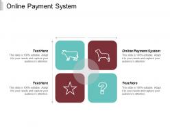 Online payment system ppt powerpoint presentation slides layout cpb