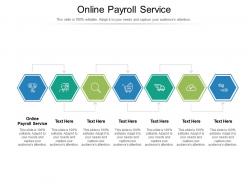 Online payroll service ppt powerpoint presentation model master slide cpb