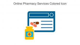 Online Pharmacy Services Colored Icon In Powerpoint Pptx Png And Editable Eps Format