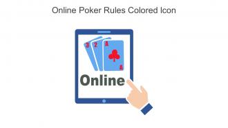 Online Poker Rules Colored Icon In Powerpoint Pptx Png And Editable Eps Format