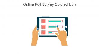 Online Poll Survey Colored Icon In Powerpoint Pptx Png And Editable Eps Format