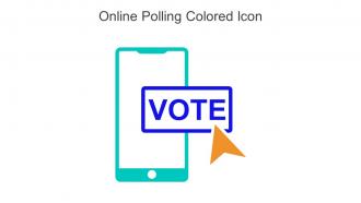 Online Polling Colored Icon In Powerpoint Pptx Png And Editable Eps Format