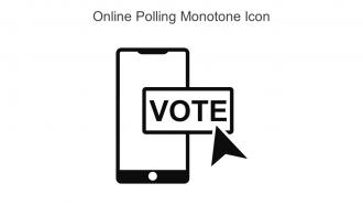 Online Polling Monotone Icon In Powerpoint Pptx Png And Editable Eps Format