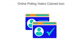 Online Polling Voters Colored Icon In Powerpoint Pptx Png And Editable Eps Format