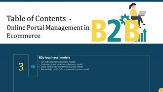Online Portal Management In B2B Ecommerce Powerpoint Presentation Slides Designed Captivating