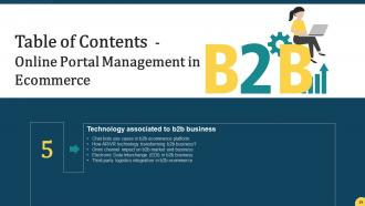 Online Portal Management In B2B Ecommerce Powerpoint Presentation Slides Aesthatic Captivating