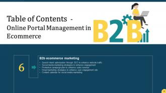 Online Portal Management In B2B Ecommerce Powerpoint Presentation Slides Idea Aesthatic