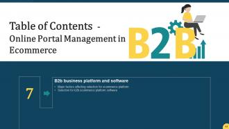 Online Portal Management In B2B Ecommerce Powerpoint Presentation Slides Unique Aesthatic