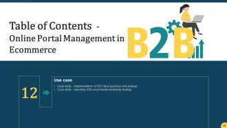 Online Portal Management In B2B Ecommerce Powerpoint Presentation Slides Attractive Aesthatic