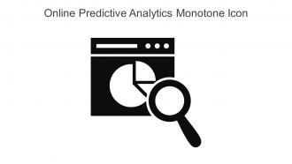 Online Predictive Analytics Monotone Icon In Powerpoint Pptx Png And Editable Eps Format