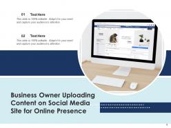 Online Presence Business Marketing Strategy Employee Presence Informative Representing