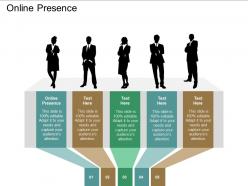 Online presence ppt powerpoint presentation design templates cpb