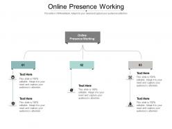 Online presence working ppt powerpoint presentation icon example cpb