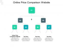 Online price comparison website ppt powerpoint presentation outline gallery cpb