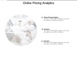 Online pricing analytics ppt powerpoint presentation show influencers cpb