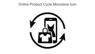 Online Product Cycle Monotone Icon In Powerpoint Pptx Png And Editable Eps Format