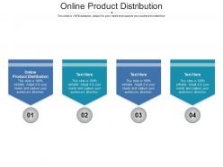 Online product distribution ppt powerpoint presentation model template cpb