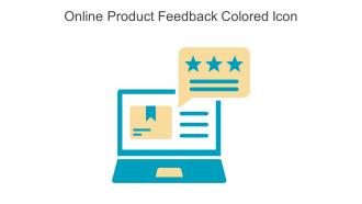 Online Product Feedback Colored Icon In Powerpoint Pptx Png And Editable Eps Format
