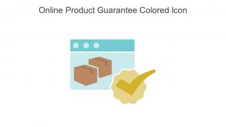 Online Product Guarantee Colored Icon In Powerpoint Pptx Png And Editable Eps Format