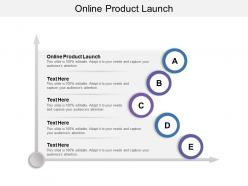 Online product launch ppt powerpoint presentation ideas master slide cpb