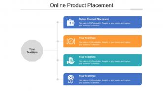 Online product placement ppt powerpoint presentation summary slides cpb